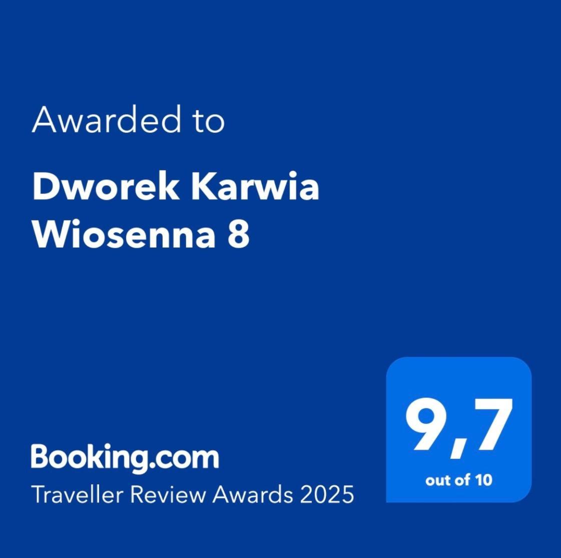 Dworek Karwia Wiosenna 8 Eksteriør billede
